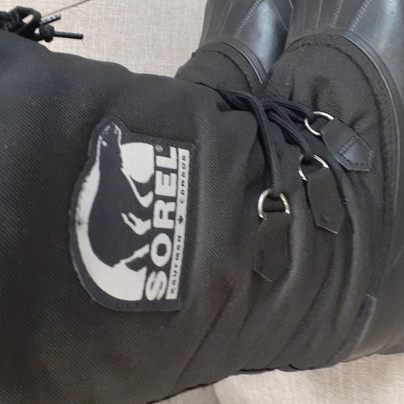 Sorel Kaufman woman's black snow boots size 7 - Picture 3 of 16